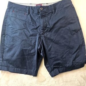 Untuckit Shorts Men’s 34 St. Vincent Navy Blue Preppy 40500